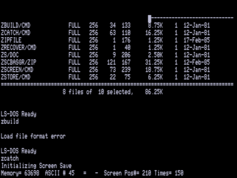 Screen shot